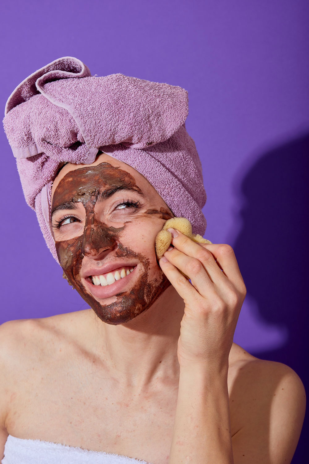 Maschera Torba Viso Applicazione