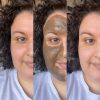 prima e dopo applicazione maschera