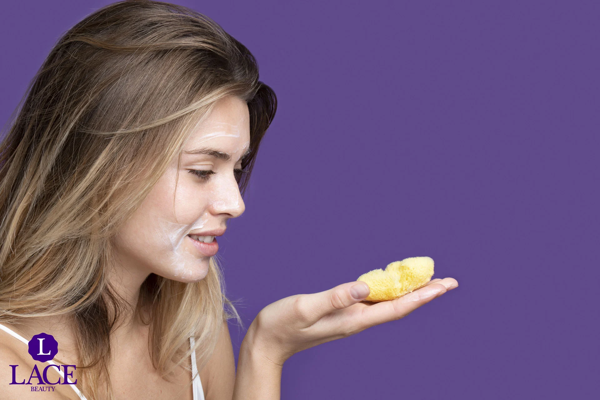 spugna naturale per il viso