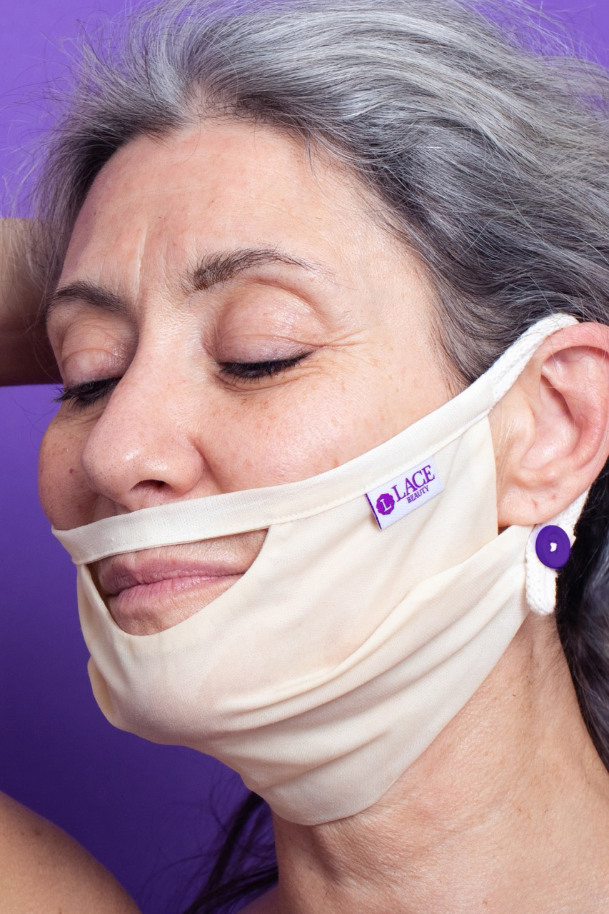 Maschera Riutilizzabile Guance Mento